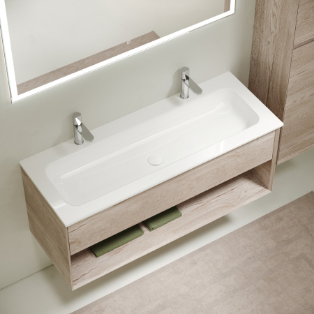 Тумба под раковину Sancos Marmi 1.0 MR1.0120EG 120х40 подвесная цвет коричневый